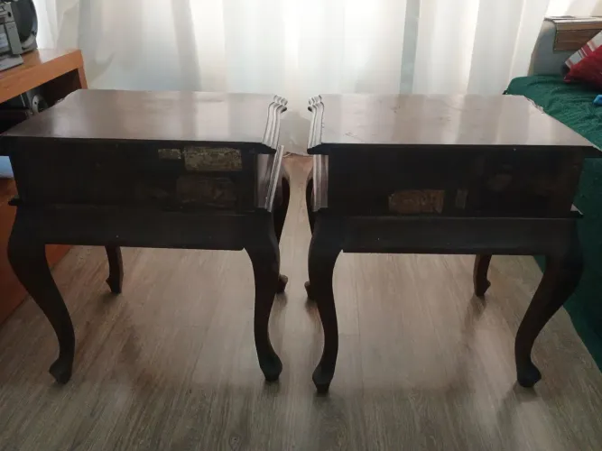 2 criado mudo antigo fábrica de móveis cecy