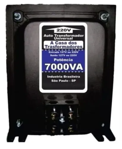 AUTOTRANSFORMADOR FIOLUX 7.000VA - PARA AR-CONDICIONADO