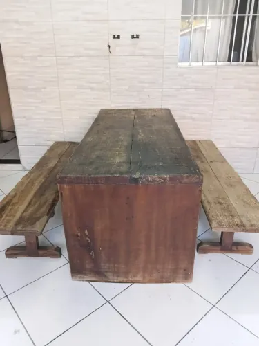 Mesa de Madeira área externa