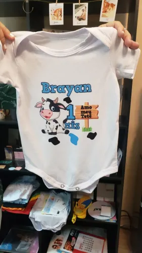 body infantil baby mêsversário do bebê