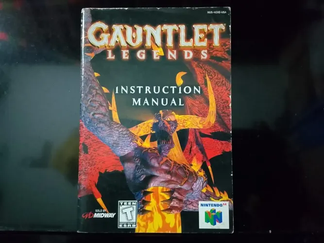 Gaulet - N64 - Manual!!!! ORIGINAL!