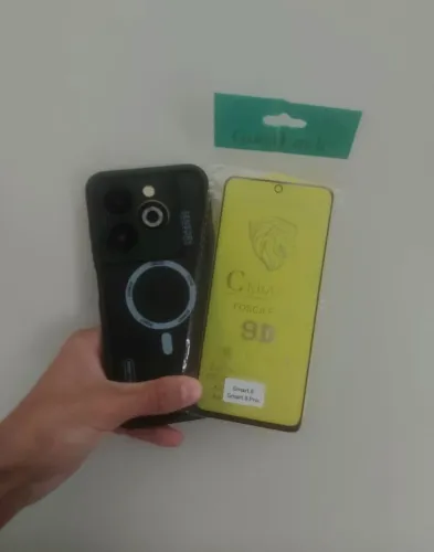 Infinix Smart 8 Pro 256GB / 8GB RAM + Capinha e Película Extra!