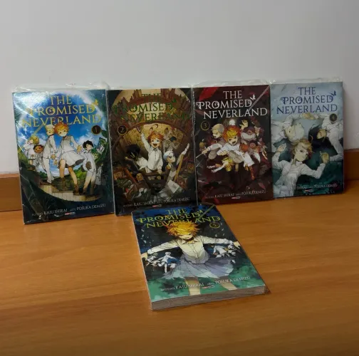 Manga The Promised Neverland vol 1 ao 5