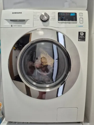 Lava e Seca Samsung 11kg branca, 127V