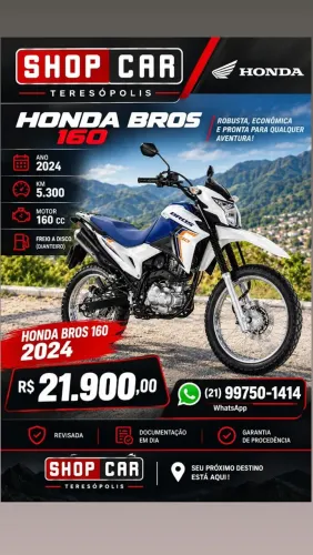Bros 160 com apenas 5.368 km !!!