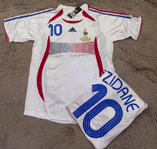 Camisa França Retrô copa 2006 - ZIDANE