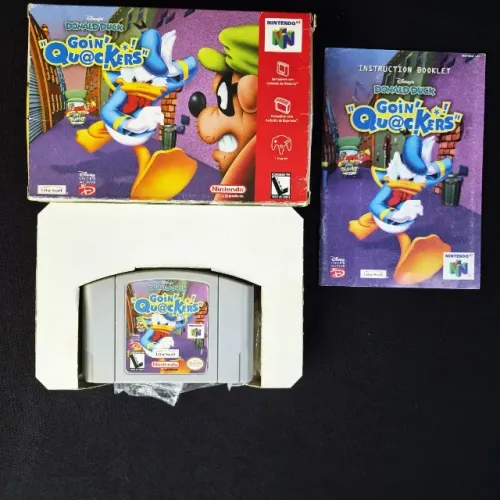 Donald Duck Goin' Quackers Original Completo Americano - Nintendo 64. N64
