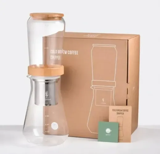 Máquina De Café De Gotejamento Frio Soulhand 28 Oz/800 Ml Cinza