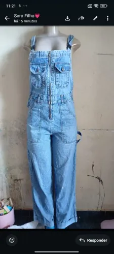 Macacão jeans 50
