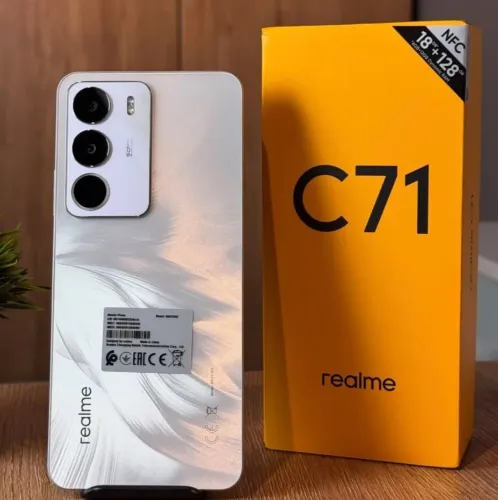 Smartphone Novo C71 - Realme - NFC 128/4 Branco