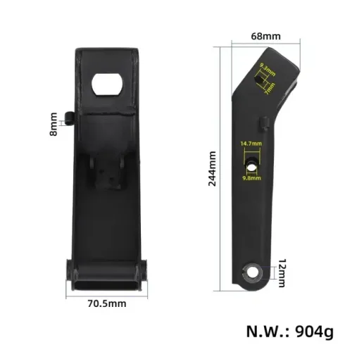 Suporte do braço oscilante patinete Honeywhale H4 / Kukirin G4,dinteiro
