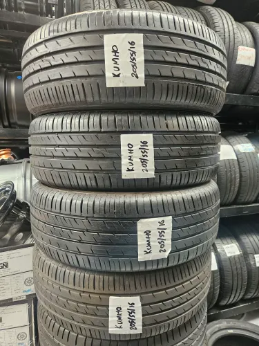 Jogo de pneus 205/55r16 kumho seminos