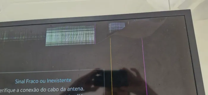 Tv com defeito