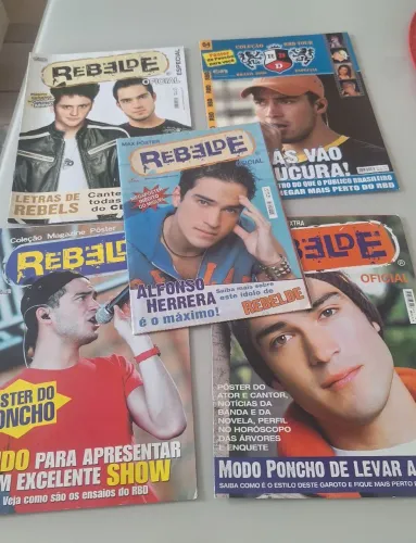 RBD Alfonso Herrera (Kit 5 revistas)