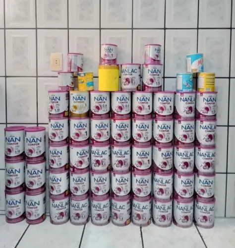 Vendo latas vazias de leite em pó 400 e 800grs