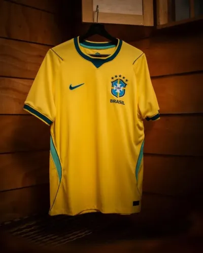 Camisa do Brasil Amarela 2026 - Tamanhos M ao 2GG