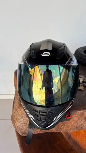 Capacete Norisk FF391 Alemanha + Viseira Fumê, Viseira Transparente e Caixa Original
