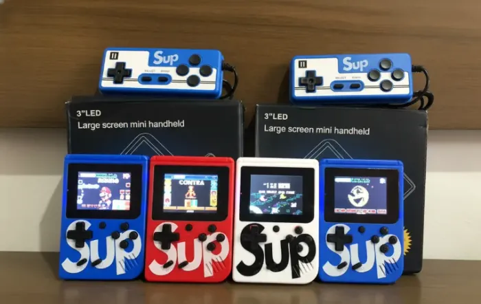 Mini Game SUP 400 Jogos Portátil Recarregável + Controle Brinde Pronta Entrega