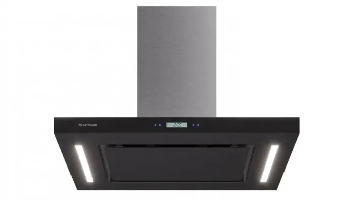 Coifa Vetro Ilha Connect 90 Cm Elettromec Cfi-vtr-90-vp-2atc