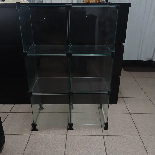 Estante organizadora de vidro 30x30 