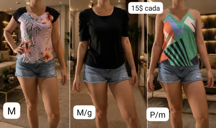 Blusas por 15$ cada !