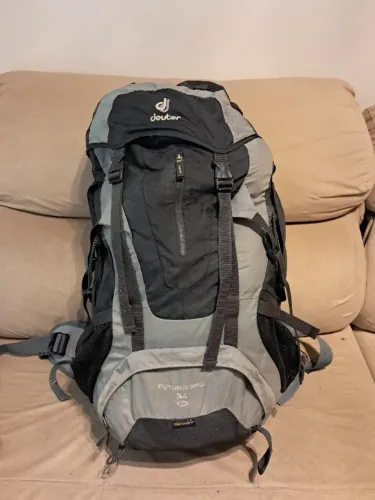Mochila Deuter Futura Pro 34 SL Preta - Estado de Nova (Usada 1x)