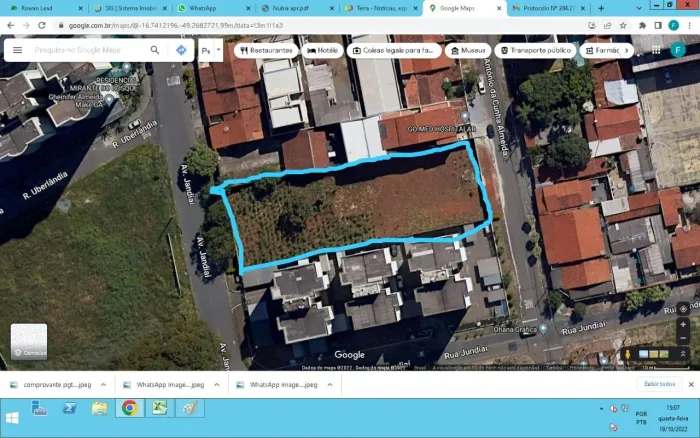 VENDE-SE Área de 1800m setor dos Afonsos em Aparecida de Goiânia /Goiânia GOIAS