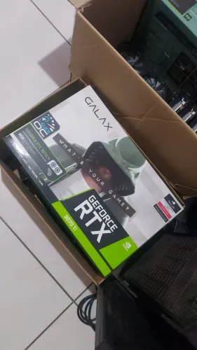 RTX 3070 Ti GALAX 8GB 1-Click OC - Estado de Nova + Caixa
