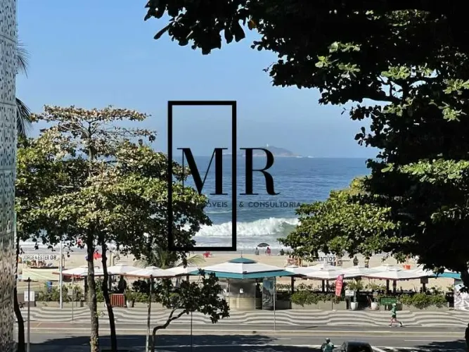 Copacabana- Alugo Luxuoso Apartamento Sala 02 Quartos Vistão Mar R$ 6.500,00