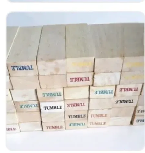 Jogo De Blocos De Madeira Empilháveis, Jenga Ou O Tumble