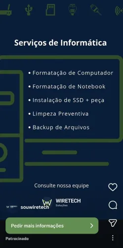 Serviços em informática e Internet