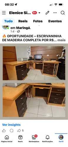 Escrivaninha em L