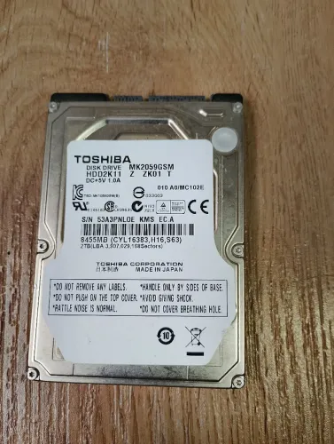 HD Toshiba 2TB( leia a descrição)