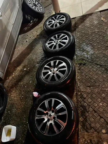 4 RODAS com peneu Aro 14 Original do Onix parcela em 18x no cartão e 2500