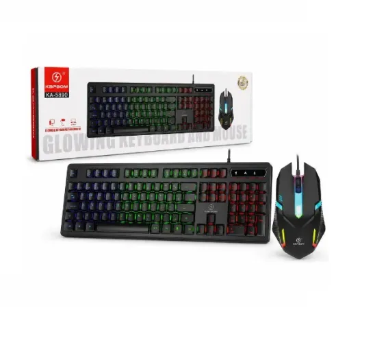 kit Teclado e Mouse Gamer com Iluminação LED Kapbom