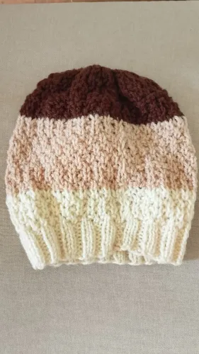 Gorro Touca de Frio para Adultos - 3 Cores Marrom