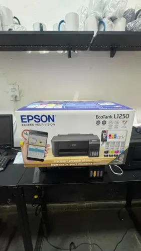 KIT IMPRESSORA + PRENSA TÉRMICA SUBLIMAÇÃO CANECAS
