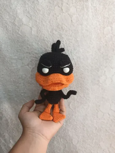 Amigurumi, boneco de pelúcia do patolino.