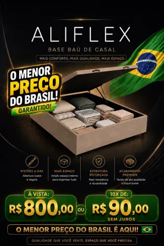 BASE BAÚ NOVA DE FÁBRICA ENTREGA GRÁTIS