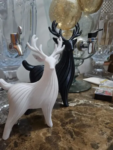 ? Escultura Decorativa Deer Japandi | Impressão 3D Minimalista
