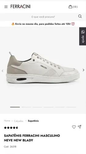 Sapatênis Ferracini Masculino Neve New Blady 43