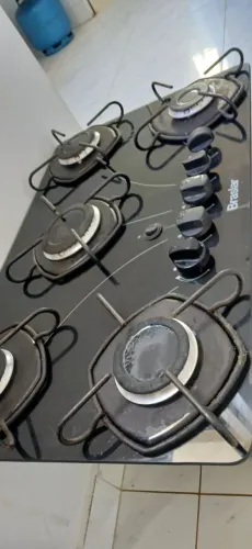 Fogão cooktop 5 bocas funcionando perfeitamente