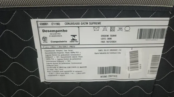 Cama casal nova