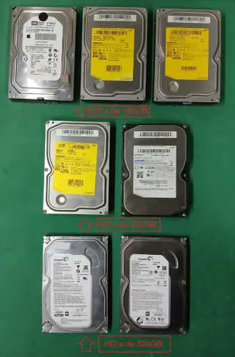HD´s Diversos - 160GB/250GB/500GB - Desktop