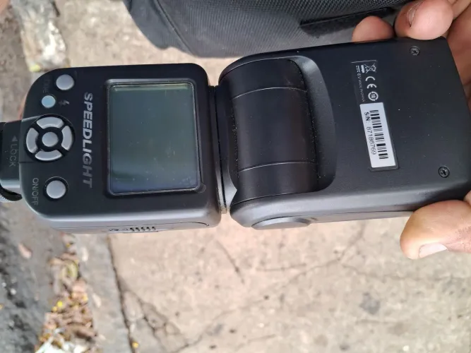 Flaxe luz para máquina fotográfica profissional