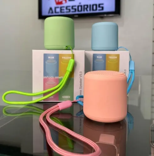 Mini caixa de som portátil bluetooth 