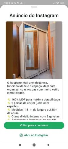 Vendo guarda roupa solteiro novo