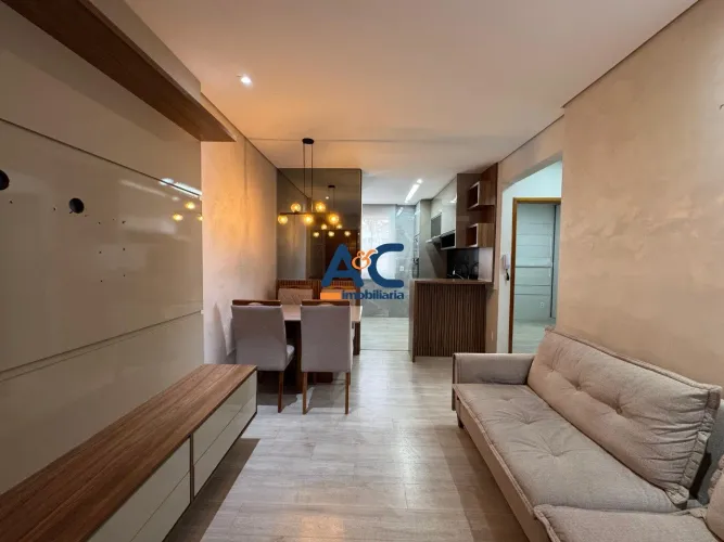 Apartamento mobiliado com 2 quartos na Pampulha