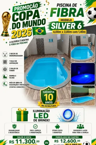 Piscina de fibra na promoção ?