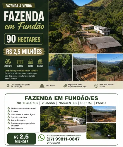 VD Fazenda em Fundão - ES